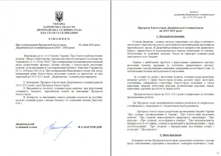 Програма благоустрою на 2013-2015 роки частина-1